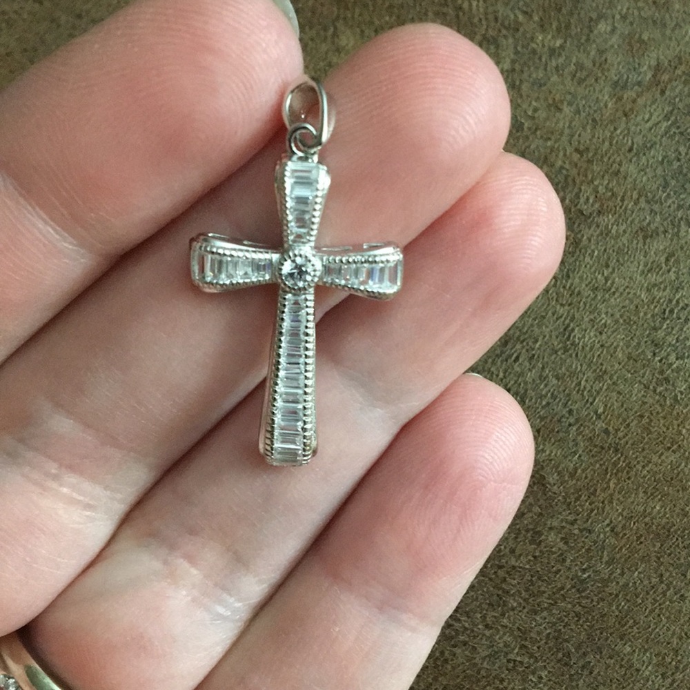 Sterling cross pendant